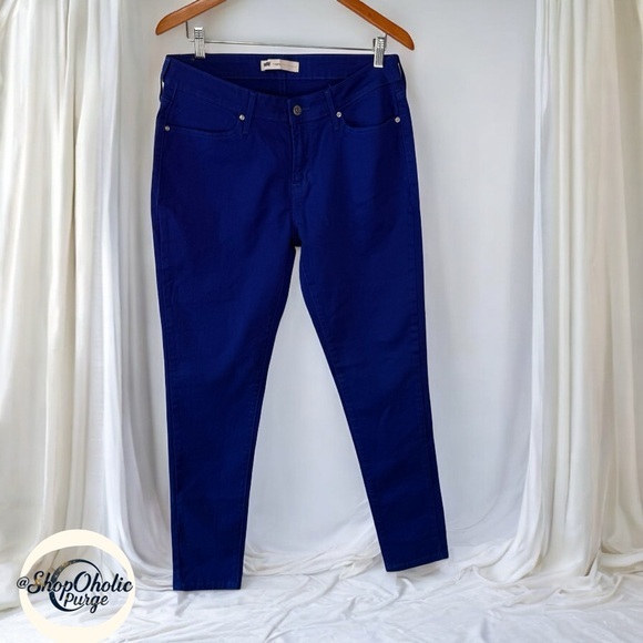 Levi's Denim - Levi’s So Slimming Royal Blue Skinny Jeans NWOT Size 32